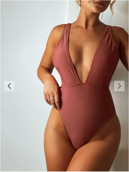 Traje De Baño Cuello...