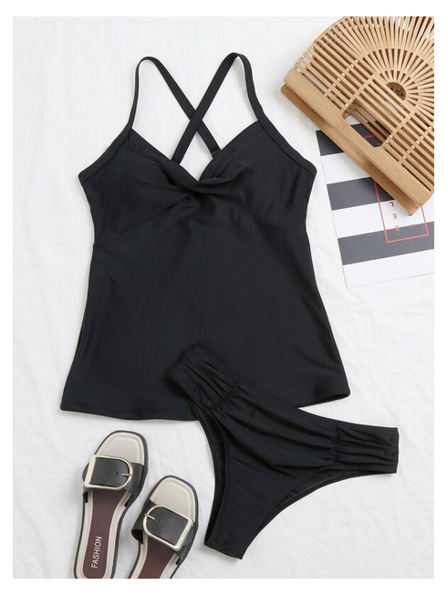 Bañador bikini con fruncido...