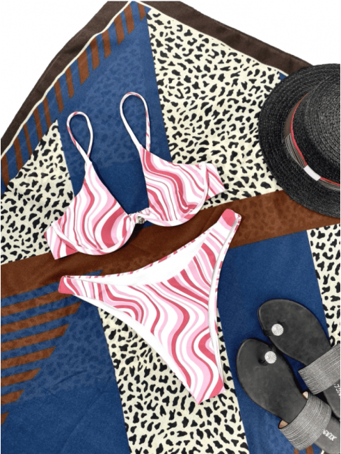 Bañador bikini con aro con...