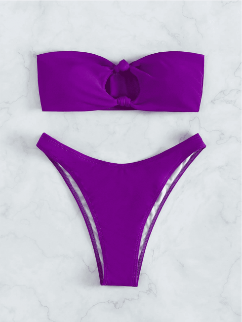 Bañador bikini bandeau con...