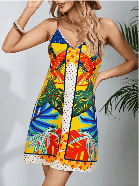 VCAY Vestido de tirantes...
