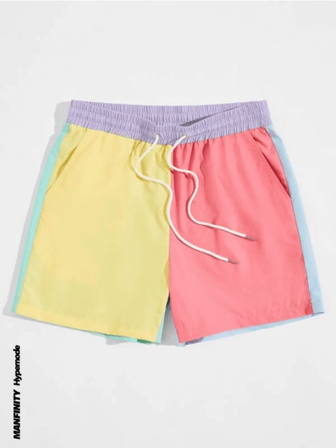 Pantaloneta Hombre multicolor