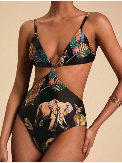Bikini estampado animal
