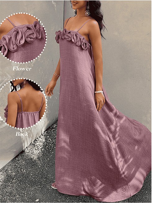 Vestido top con diseño flor