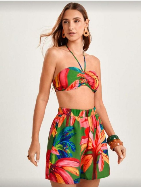 Conjunto top y short...