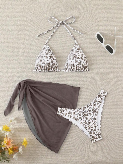 Set con estampado floral