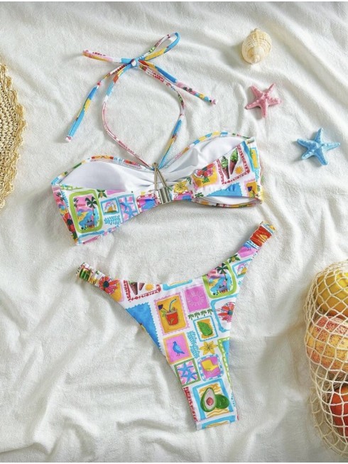 Bikini sexy colorido