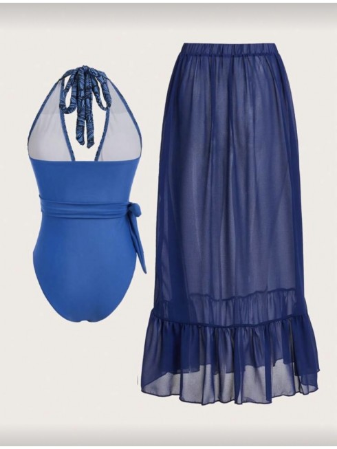 Set falda larga enterizo